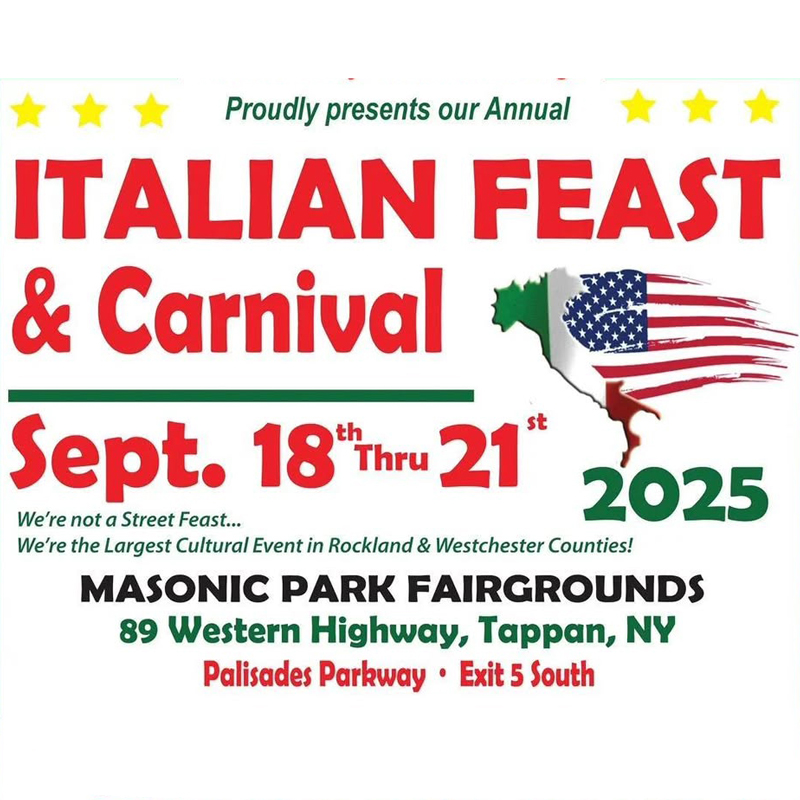 Joe D'Urso & Stone Caravan Headlines Rockland Italian Feast and Carnival